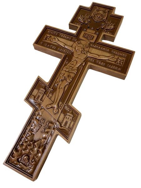 Wooden carved cross | 01001