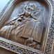 Деревянная резная Икона "Господь Вседержитель 5" 02070 фото 4