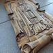 Дерев'яна різьблена Ікона "Сергій Радонезький 2" 02125 фото 4