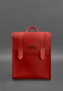 Красный женский кожаный рюкзак Blackwood.  BN-BAG-29-bw-red фото